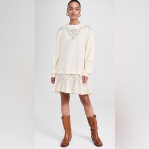 Free People Prairie Sweatshirt ~ M ~ NWT